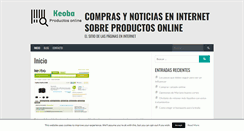 Desktop Screenshot of keoba.es
