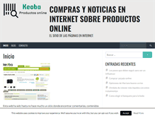 Tablet Screenshot of keoba.es